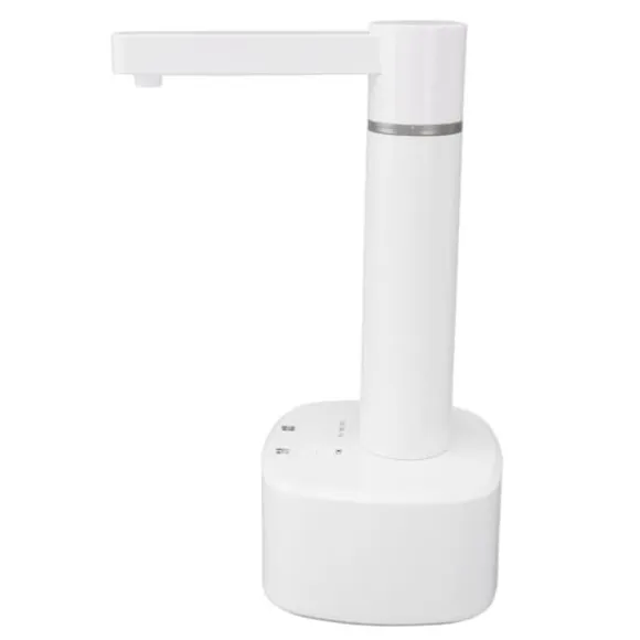 Elektrisk vattenflaskdispenser USB-laddningsbar universal automatisk dricksvattenpump med 1,4 m slang för hem och utomhusbruk