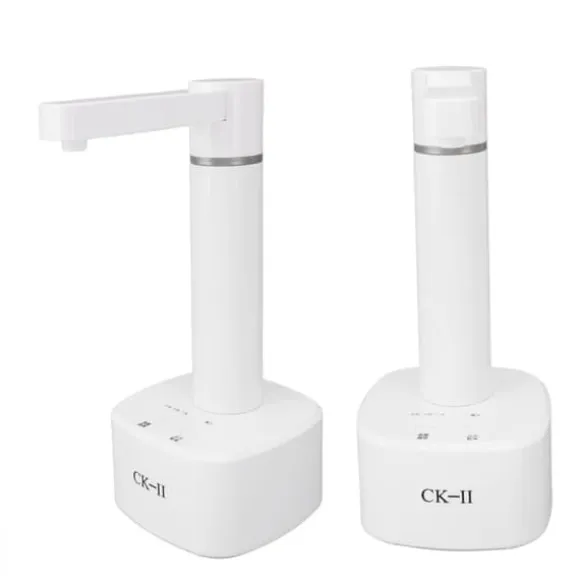 Elektrisk vattenflaskdispenser USB-laddningsbar universal automatisk dricksvattenpump med 1,4 m slang för hem och utomhusbruk