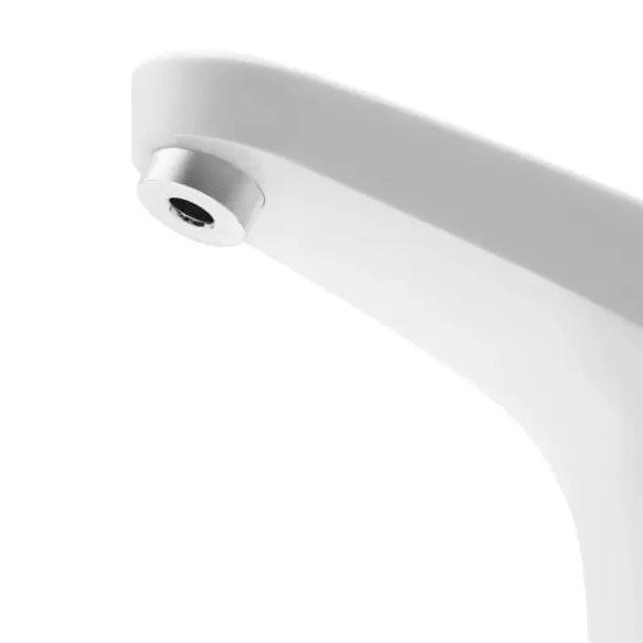Elektrisk vattenpump för vattendunk - MR001 - LED-display - 1,2 L/min - USB-laddning, 1200 mAh batteri - Livsmedelssilikon & ABS - Vit