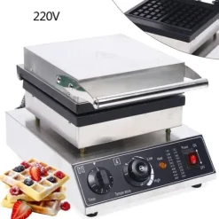 Elektrisk Våffeljärn, 1500W Effekt, Non-Stick Beläggning,2