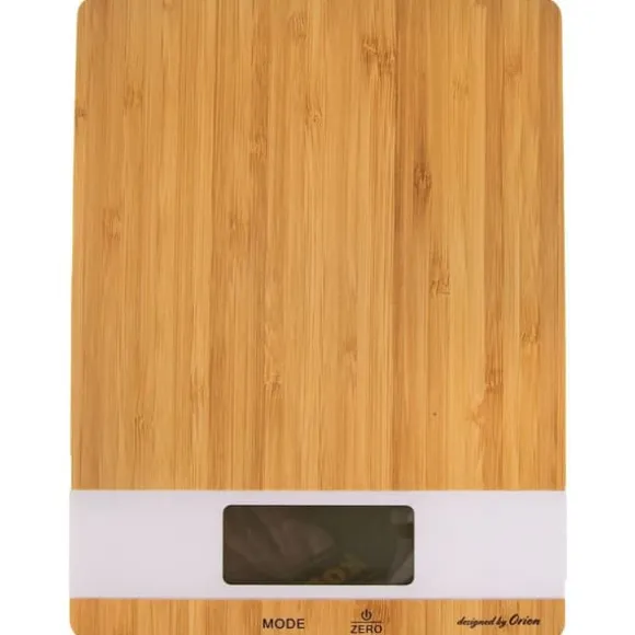 Elektronisk köksvåg i bambu WHITELINE 5 kg