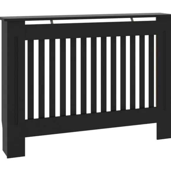 Elementskydd svart 112x19x81,5 cm MDF