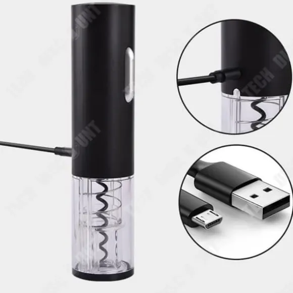 Elkorkskruv - TD® - RL-WO36S - Plast - USB-laddning - Röda lampor