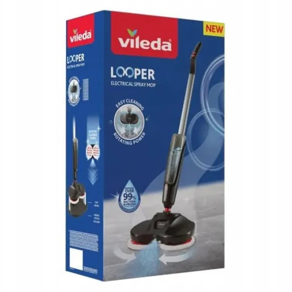 Elmopp - Vileda - Looper - Sladdlös - Hopfällbar - 1,5 kg