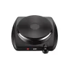 Elspanna - EDM - 1400W - Svart - Justerbar termostat - Ø 18,5 cm
