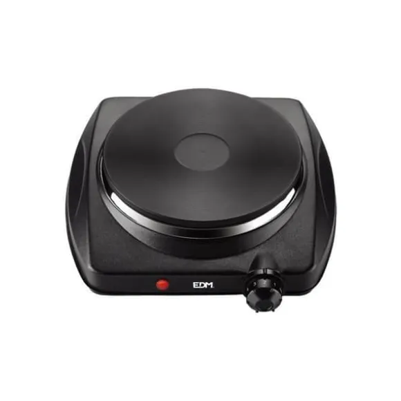 Elspanna - EDM - 1400W - Svart - Justerbar termostat - Ø 18,5 cm
