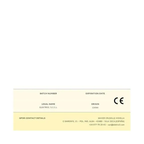 Elspanna - EDM - 1400W - Svart - Justerbar termostat - Ø 18,5 cm