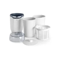 Elvisks yoghurtmaskin - LACOR - 20 W - Kapacitet 1,8 l och 1,6 l - 2 burkar - Vit