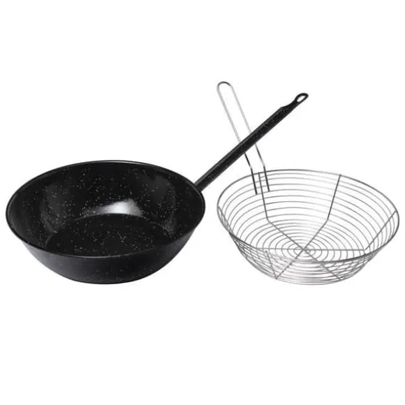 Emaljerad fritös panna Ø 28 cm Vaello