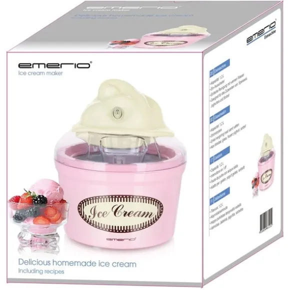 Emerio Glassmaskin Retro Rosa 1,2l