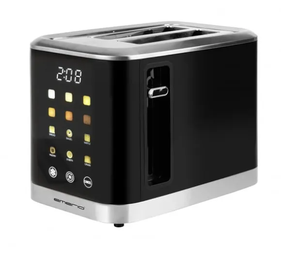 Emerio TO-132743 Lyxig brödrost med digital display och touchkontroll