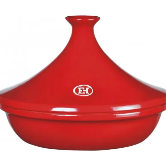 Emile Henry tagin Flame -gryta, Ø 32 cm, röd