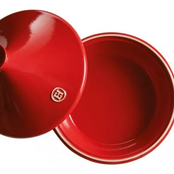 Emile Henry tagin Flame -gryta, Ø 32 cm, röd