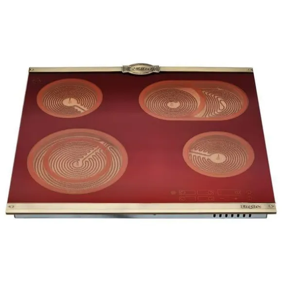 Ensemble four électrique - KAISER - EH 6355 RotEm - 8 funktioner - Glaskeramisk platta 60 cm - Bordeaux