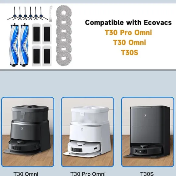 Ersättande Tillbehör för ECOVACS T30 Omni-Serien