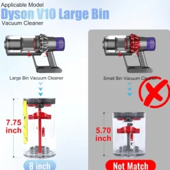 Ersättningsdammsugare och filter för Dyson V10 dammsugare