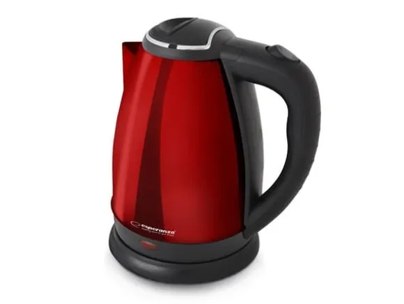 Esperanza EKK113R vattenkokare 1,8 L Svart, Röd 1800 W
