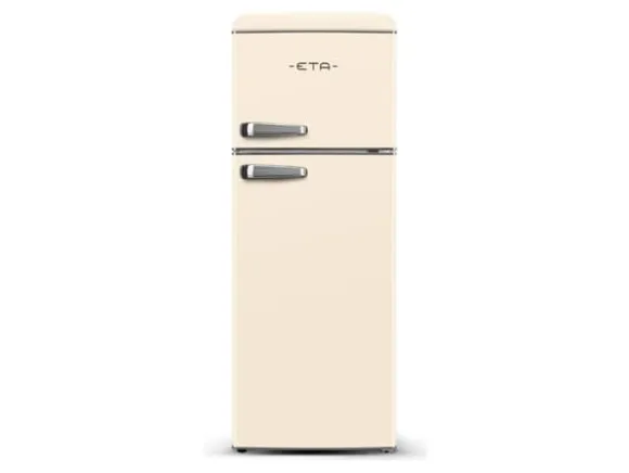 ETA Storio ETA253390040E - Kylskåp/frys - toppfrys - bredd: 55.2 cm - djup: 62.1 cm - höjd: 148.2 cm - 215 liter - Klass E - beige