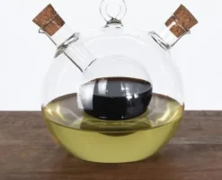 Excellent Houseware flaska olivolja dispenser balsamvinäger 2in1 universal