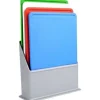 Excellent Houseware skärbräda Stand skärbrädor färgad plast 4 st.
