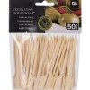 Excellent Houseware Tandpetare i trä bambuspett för aptitretare spett 9 cm 50 st