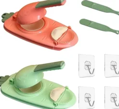 Famini manuell dumplingmaskin 2 i 1 plastset med 2
