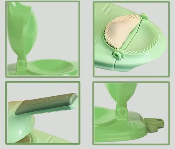 Famini manuell dumplingmaskin 2 i 1 plastset med 2