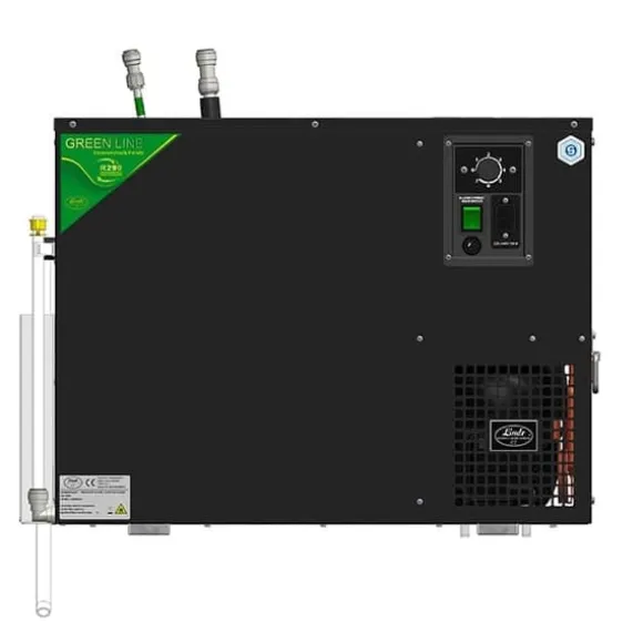 Fatölskylare, Ölkylare, Öltapp, Öldispenser Lindr AS-110 2/4/6 linje för val, kör svalare, våta kylare - under disk, Green Line, Kylslingor:4-radig