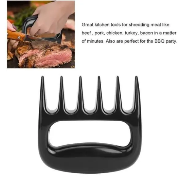 Fdit Pulled Pork Shredder 2st Bear Claw Meat Chopper Fläsktång Pull Shred Kött