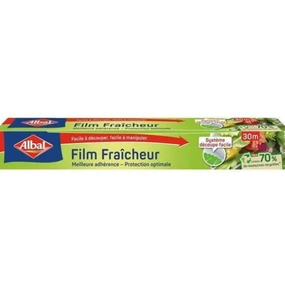 Film fräsch - ALBAL - 70% återvunna resurser - Rulle om 30 m