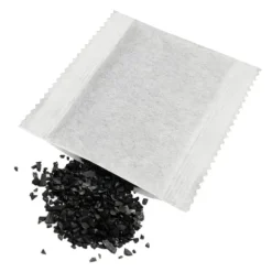 Filterpåsar med aktivt kol 20-pack, för luft- och vattendestillator/renare, avlägsnar klor, kolloider och tungmetaller, vit