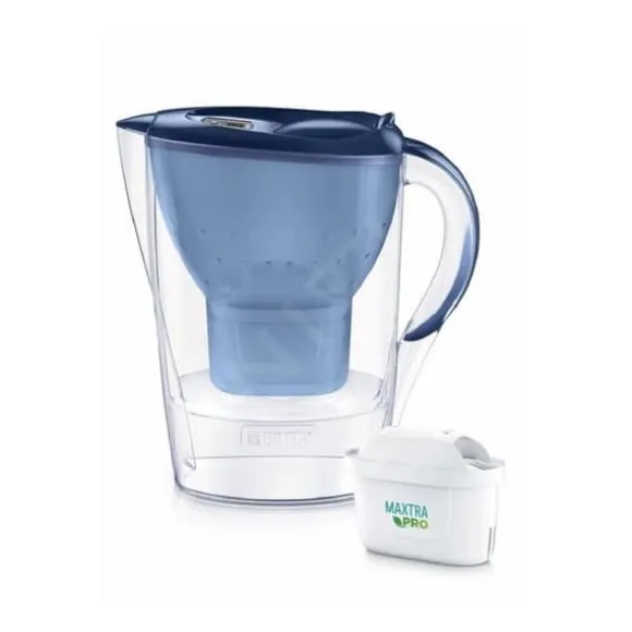 Filtrerkanna - Brita - Marella Cool Memo - 2,4 L - Filter MX PRO - Blå