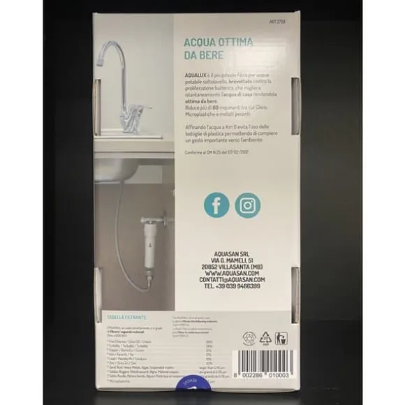Filtr - filtreringsstation - pumpstation Aquasan - 2759