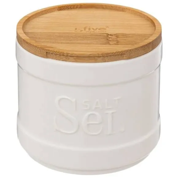5five - saltbox "naturéo" i vit keramik