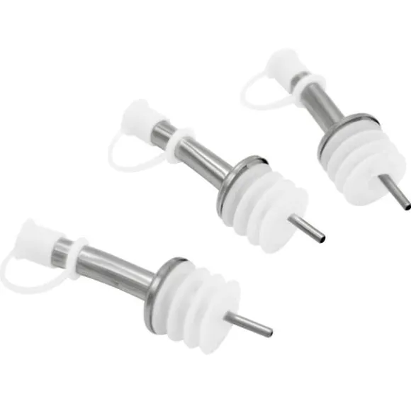 Flaskdispenser i stål, 3 st.