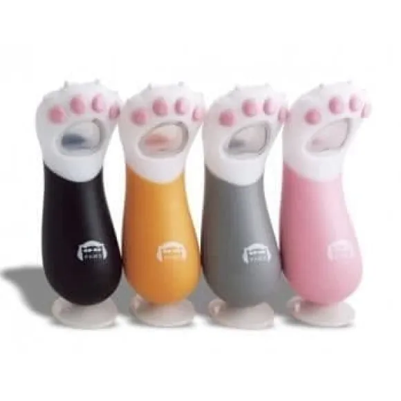 Flasköppnare - Hemdekor - Kattfot - Grå - PVC och Metall - Modern Design