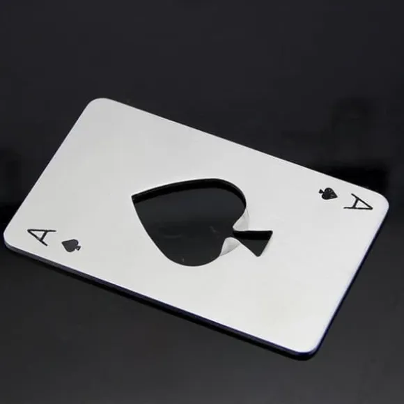 Flasköppnare - Maté - Smart Card - Rostfritt stål - Kompakt - Silver