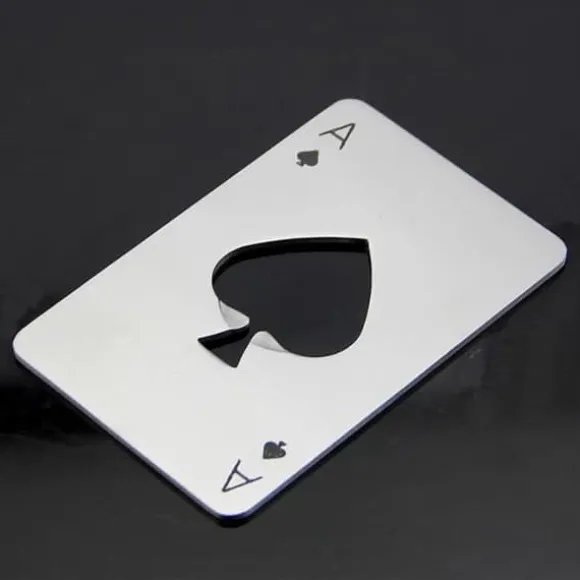 Flasköppnare - Maté - Smart Card - Rostfritt stål - Kompakt - Silver