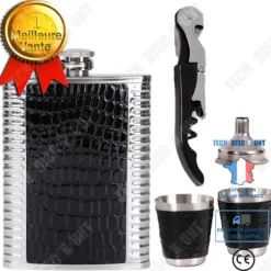 Flask - TD® - Vinkanna - Rostfritt stål - Portabel - Modern och enkel