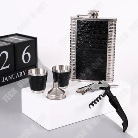 Flask - TD® - Vinkanna - Rostfritt stål - Portabel - Modern och enkel