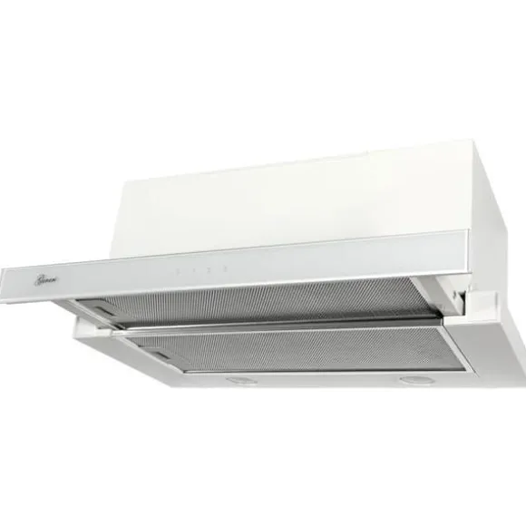 Fläktkåpa - GURARI - GCH 117 Wh - 60 cm - 1000 m³/h - Vitt glas