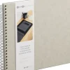Fotoalbum Linen med vita blad 35x31,5cm Bigso Box of Sweden