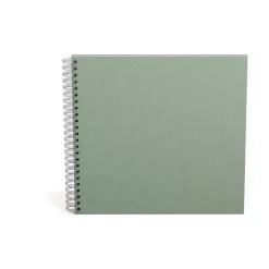 Fotoalbum Soft Teal med vita blad 35x31,5cm Bigso Box of Sweden