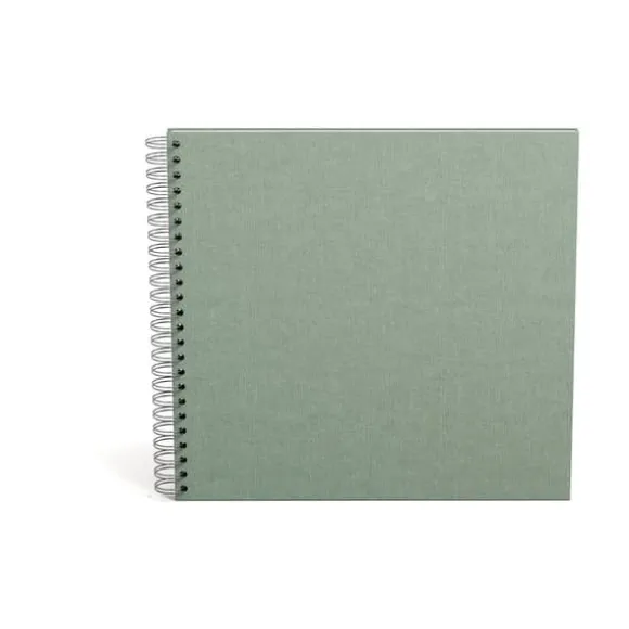 Fotoalbum Soft Teal med vita blad 35x31,5cm Bigso Box of Sweden