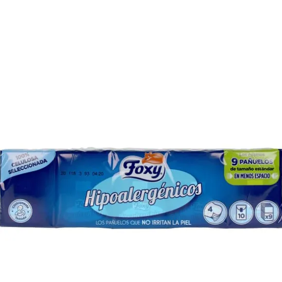 FOXY HYPOALLERGENIC tissues 10 x 9 u