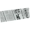 Fransk korvpåse Old News 70/30x185 mm med Fals, 1000 st/krt