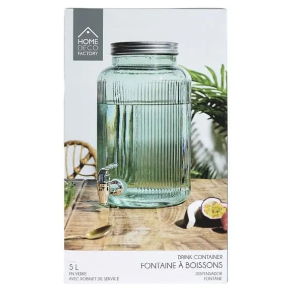 FÄRGAD GLAS FONTÄN 5L