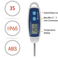 Förlängd mattermometer för exakt matlagning