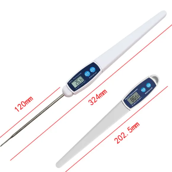 Förlängd mattermometer för exakt matlagning