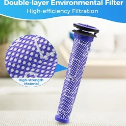 För- och efterfilter till Dyson V7/8 4+4 st Blå